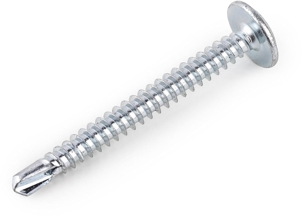 Zelftappende schroeven 4.2x40 mm - Gegalvaniseerd staal - Voor snel en nauwkeurig bevestigen - ShopVlot