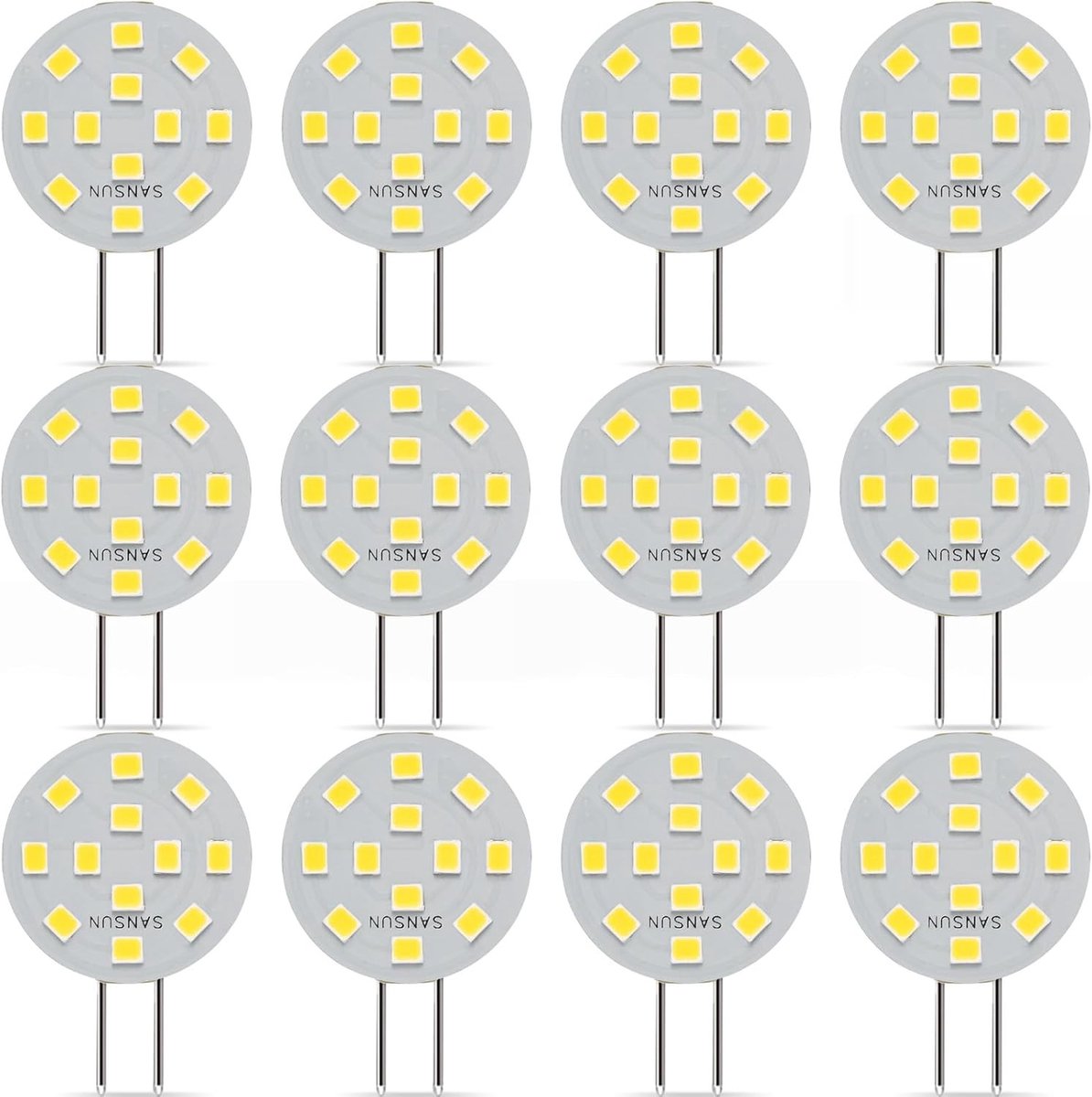 LED Lamp - Daglichtwit - 12 V - Bi-Pin Fitting - Voor Campers en Huishoudelijk Gebruik