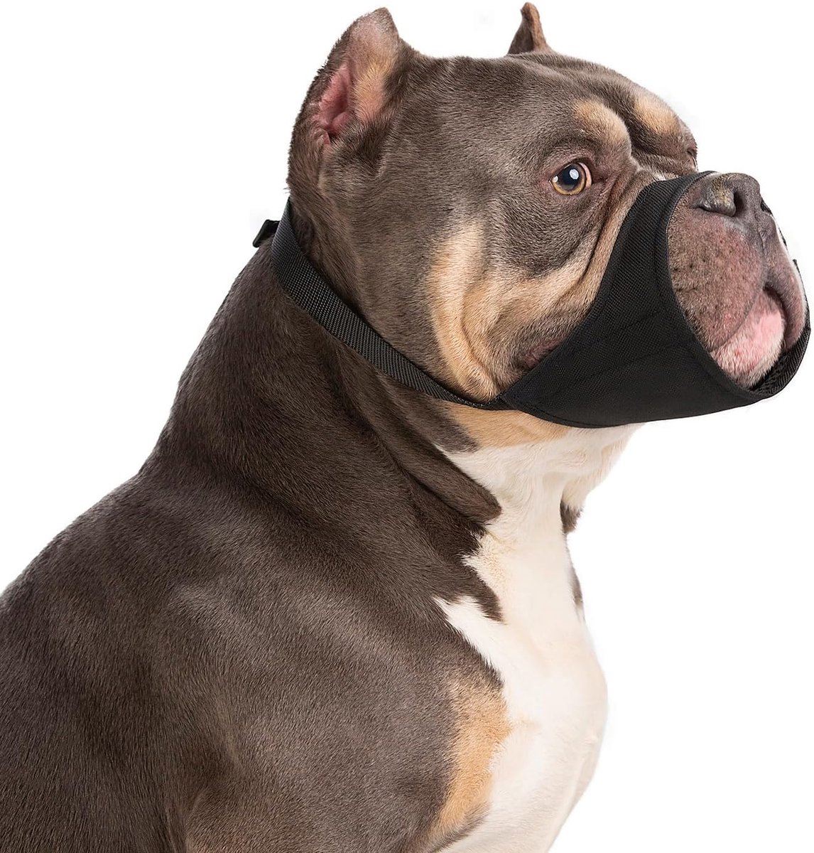 Hondenmuilkorf voor grote honden - zachte muilkorf - voorkomt bijten en blaffen - voor Rottweiler, Boxer en Pitbull - ShopVlot