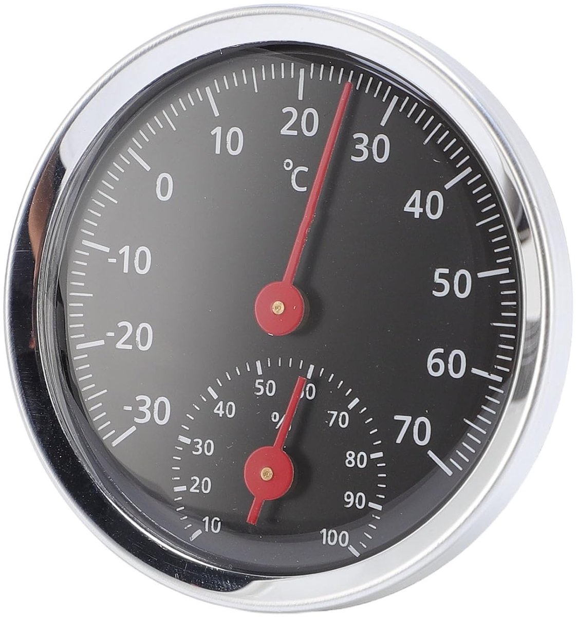 Draadloze thermometer-hygrometer - Aluminiumlegering - Realtime detectie - Nauwkeurige metingen voor binnen en buiten - ShopVlot