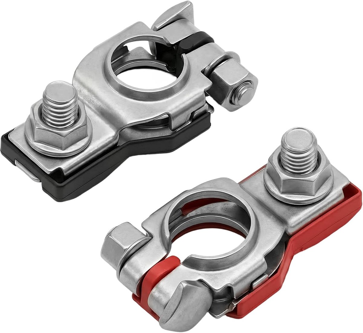 1 pair battery terminals clamp connector cable lug battery terminal - ShopVlot