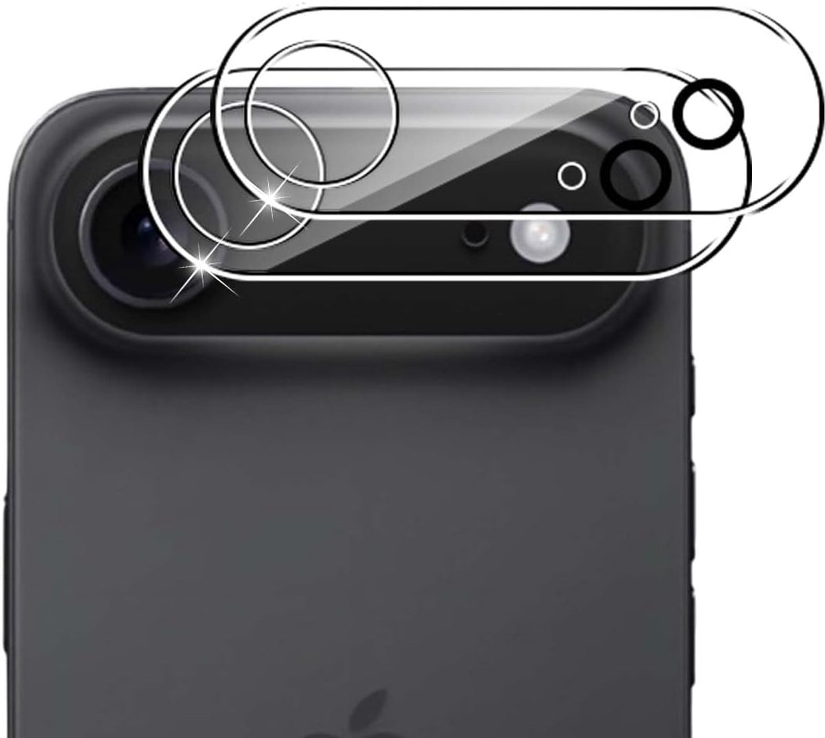 For Camera Protection, Tempered Glass Screen Protector for IP 17 Air, 2 Pieces 9H Hardness, HD Clear Anti-Scratch - ShopVlot