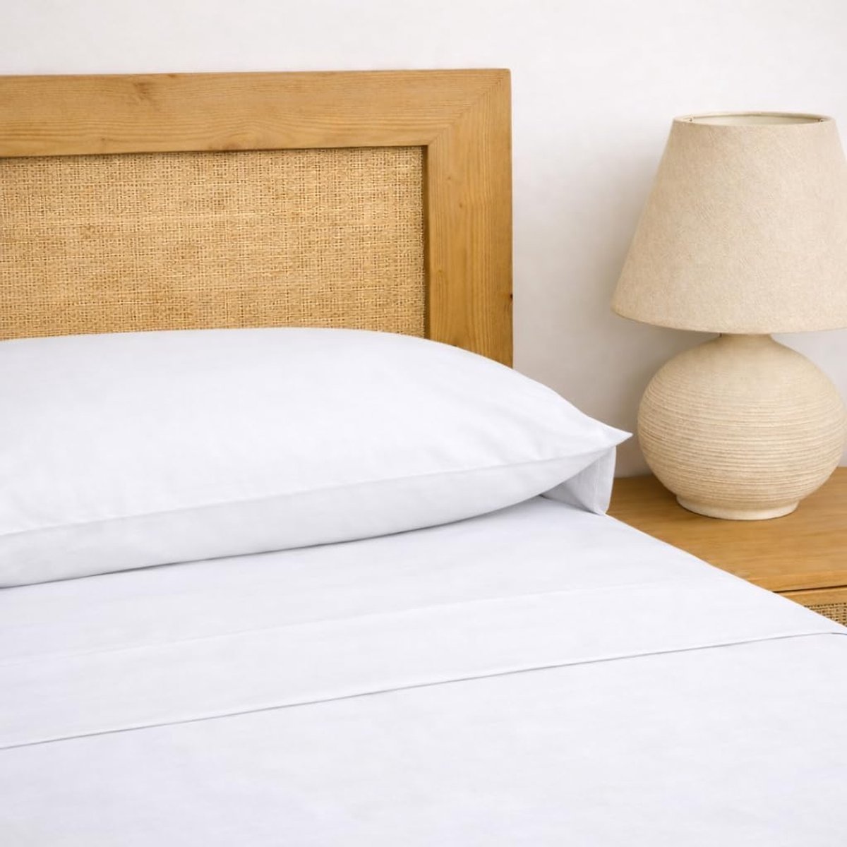 PimpamTex - Bed linen 100% cotton for ES bed - bed 90, Liso Blanco) - ShopVlot