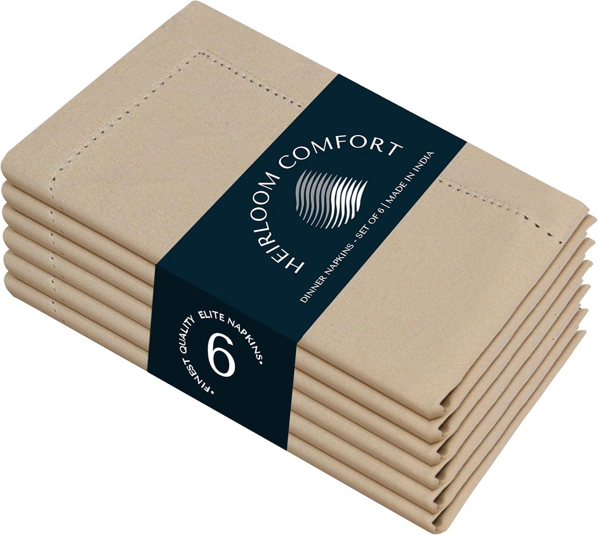 Stofservetten Set van 6 - 100% Katoen 45x45cm - Zacht en Wasbaar - Perfect voor Diner - ShopVlot