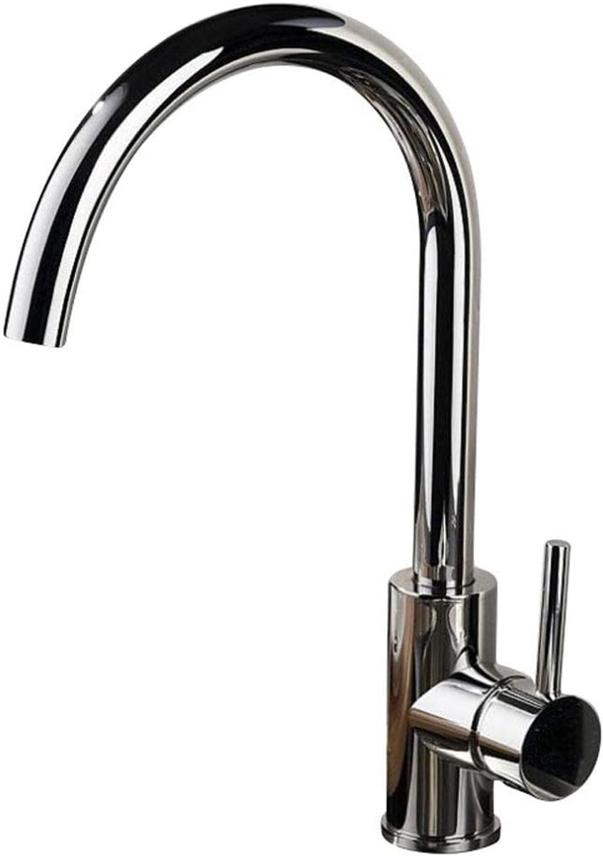 Kraan voor warm en koud water - Enkel handvat - Dubbel gat - 360 ° draaibaar - ShopVlot