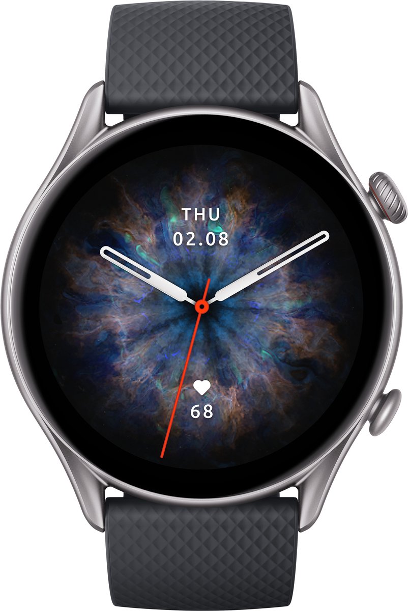 Amazfit GTR 3 Pro - Smartwatch - 46 mm - Midnight Zwart
