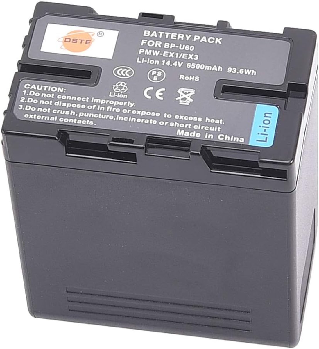DSTE BP-U60 Battery Compatible with Sony PMW-100 PMW-F3 PMW-EX1 PMW-EX3 - ShopVlot