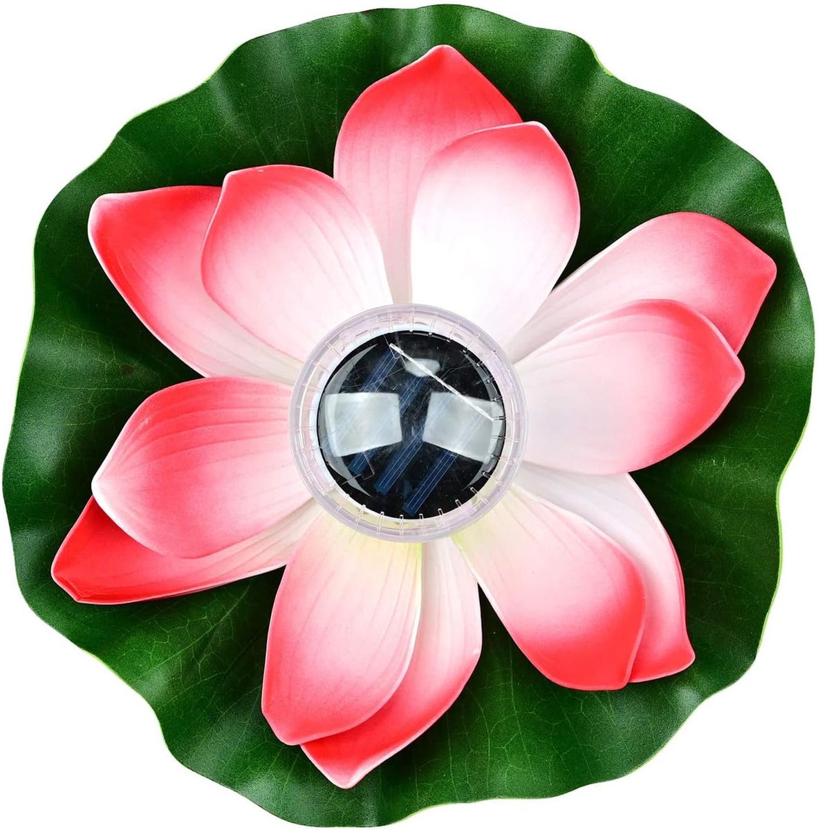 Lychee Lotus Solar Lantern, Solar Lights, Outdoor Waterproof LED Garden Pool Lights, Artificial Lotus Sea Rose Light - ShopVlot