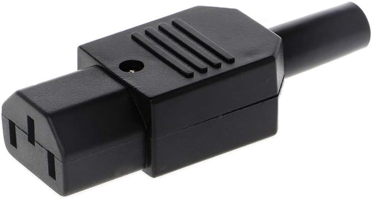 IEC 320 C13 Female Plug Rewirable Power Connector 3 Pin Socket 10A, 250V - ShopVlot