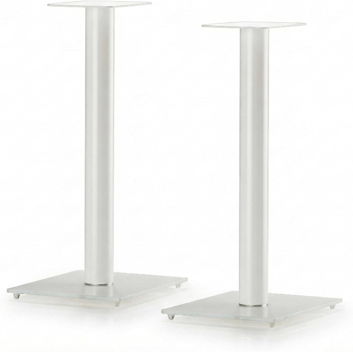 Sonorous speaker holder, pair of 70 cm high. Ref. SP-100/70. White. (2 pieces) - ShopVlot