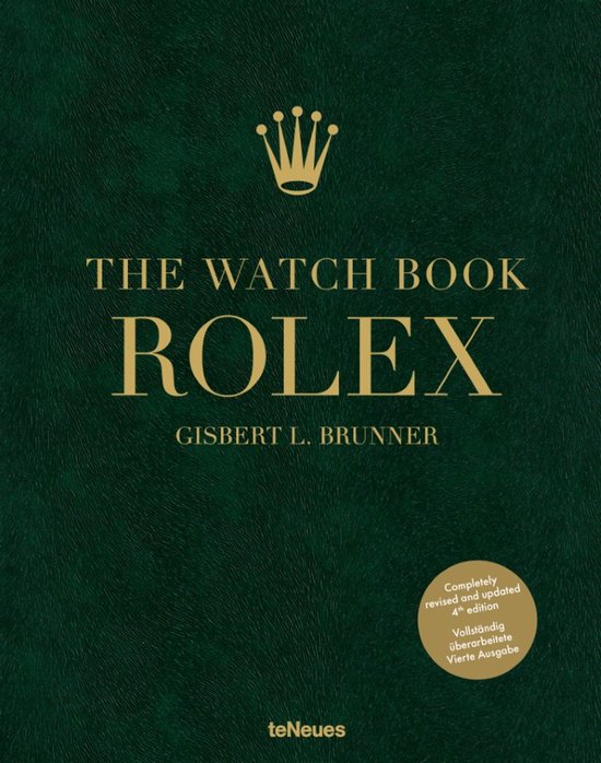 Het boek 'The Watch Book Rolex' met een groene kaft en gouden letters. De 4e editie.