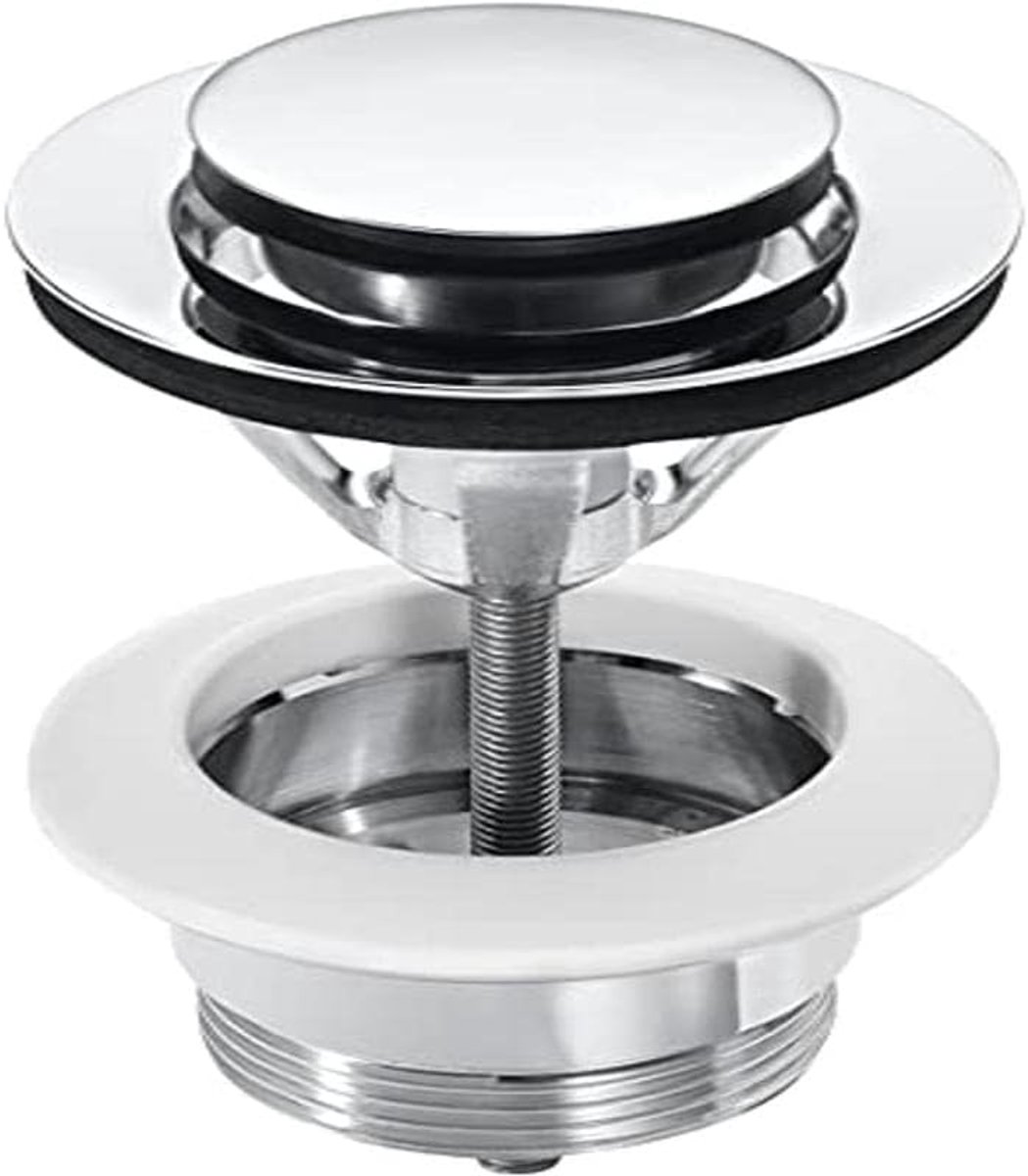 Roca A505400900 Click-Clack Valve, 1 1/4 Stop, Chrome - ShopVlot