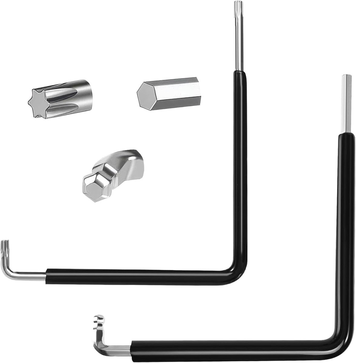 MOLIMOLI 2 Piece Window/Door Adjustment Tool Set with Shrink Wrap Torx 15 Hexagon 4mm and Ball Head Window Maker Tool - ShopVlot