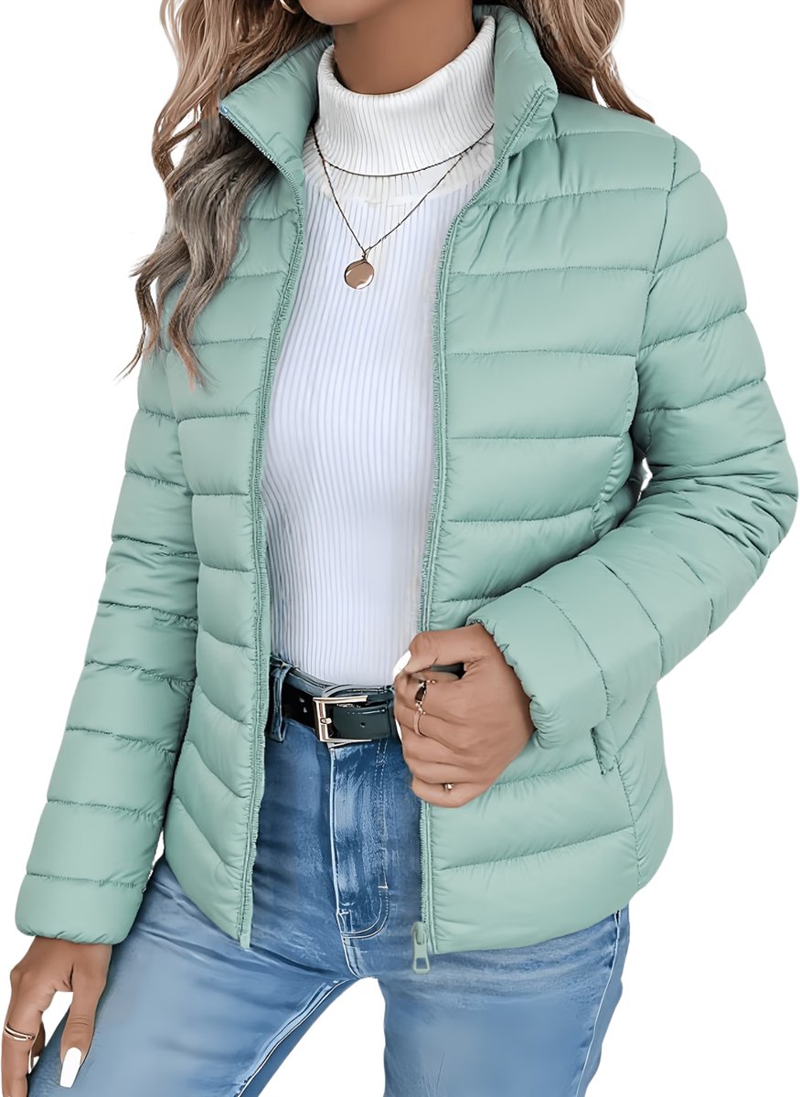 Currero Zomerjas Dames Tussenjas Zomerjack Volwassenen Windjack Windbreaker Outdoor Pauw Blauw