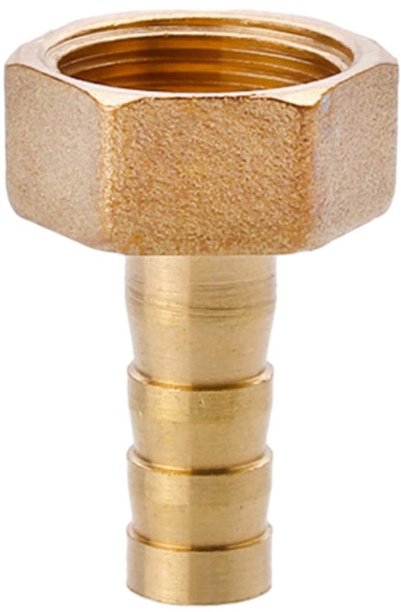Slangfitting - Messing 3/8" - Hoge prestaties - Lekvrije verbinding - Schokbestendig - Temperatuurbereik - Eenvoudige installatie - Slangconnector
