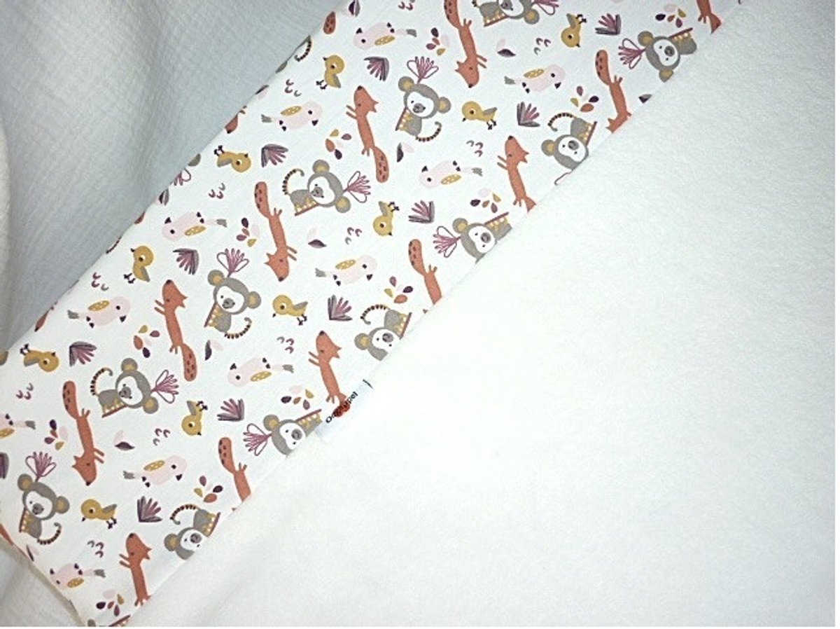 Oogappel Bosdieren Aankleedkussenhoes Waskussenhoes 70x50 cm-Beige