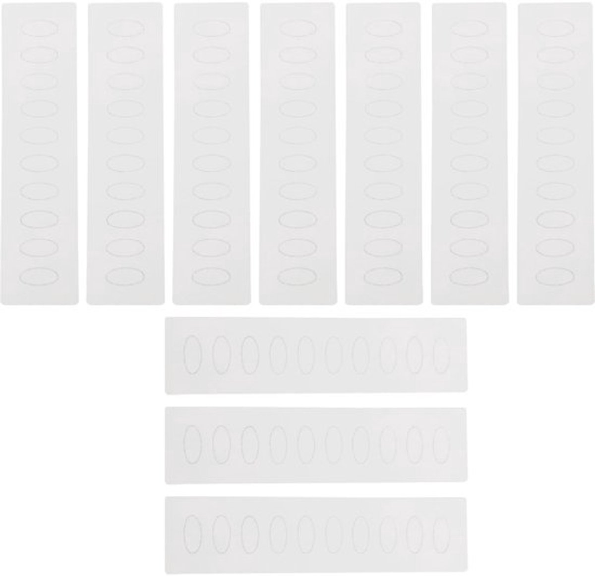 Nagelriemduwer 100 Stuks - Zelfklevend Schuurpapier - Fijn Schuurpapier 180 Grit - Hygiënisch - Eenvoudig Vervangen - Afmetingen 2 x 8 cm