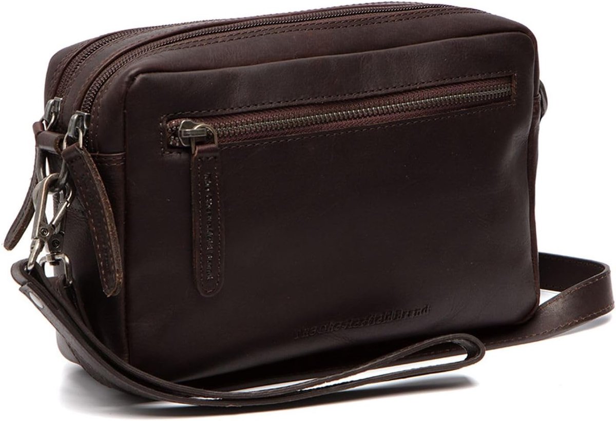 Schoudertas 21 cm - Leer - Bruin - Elegante uitstraling - ShopVlot