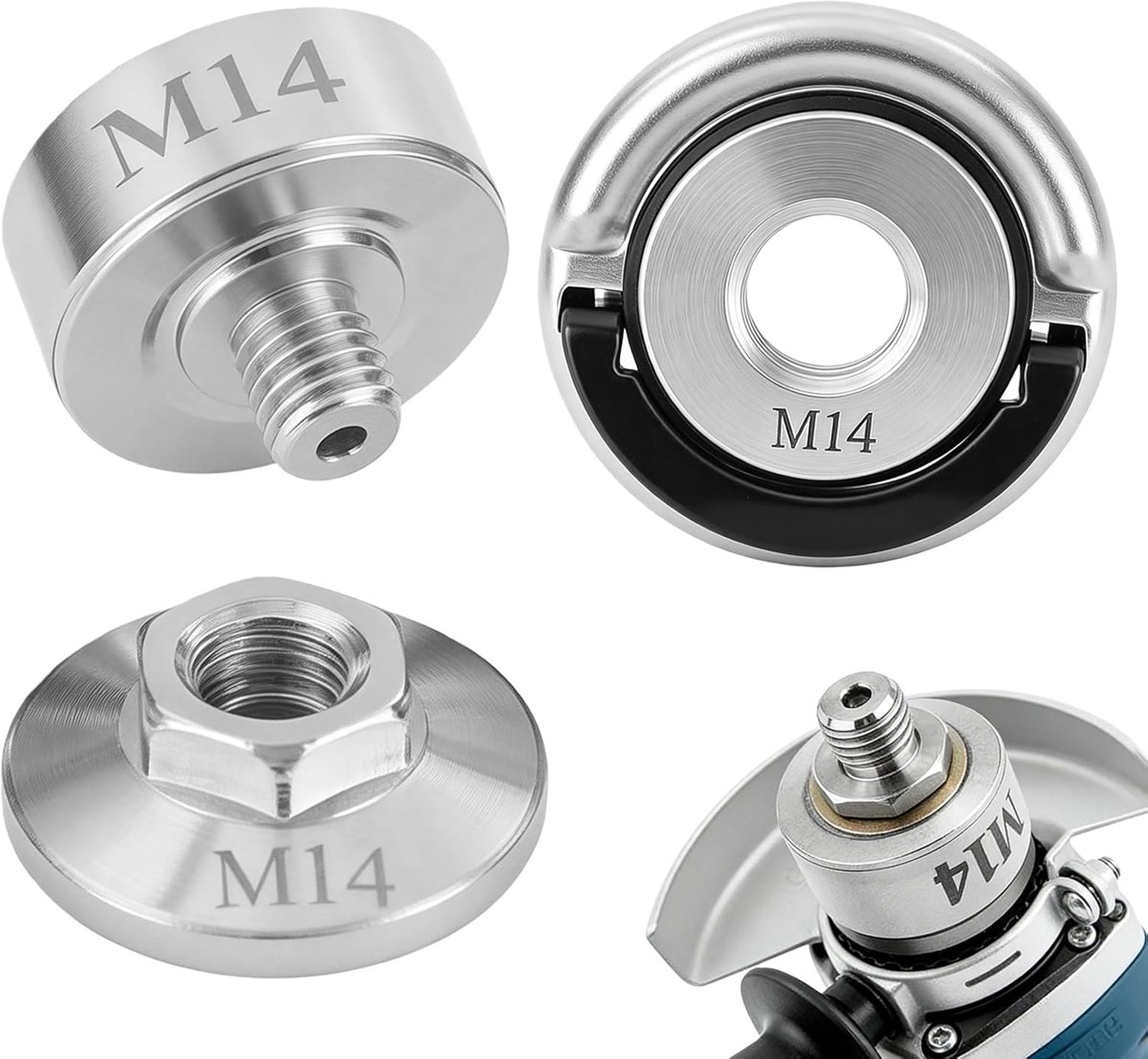 X-Lock adapter M14 draad - Hoogwaardige staal - Langdurig gebruik - Voor het verwisselen van gereedschap - ShopVlot