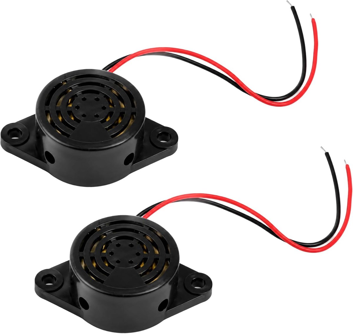 Elektronische pieptoon 2 stuks - 100 dB luid alarm - DC 3 V 12 V 24 V - robuuste signaalgever voor veiligheid - ShopVlot