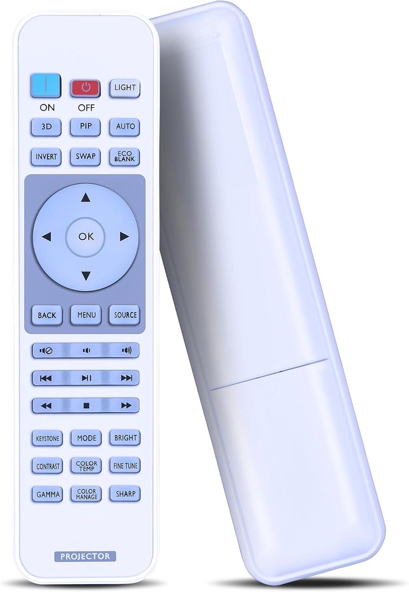 Afstandsbediening voor BenQ-projectoren - universeel - compact ontwerp - eenvoudig in gebruik - ShopVlot