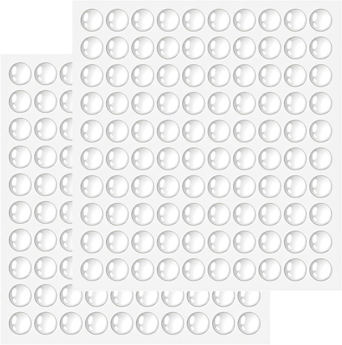 Deurbuffer 200pcs 6×2mm - Transparant silicone - Geluidsreductie - Voor meubels en kasten - ShopVlot