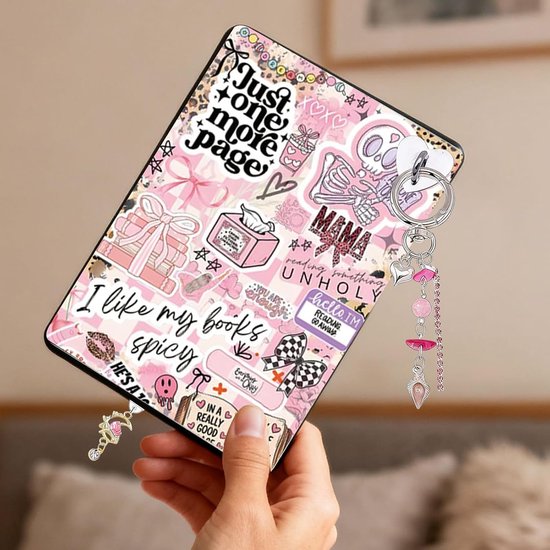 Kindle Paperwhite accessoires set - 6 decoratieve inserts - retro charme - personaliseer je e-reader - ShopVlot — afbeelding 4