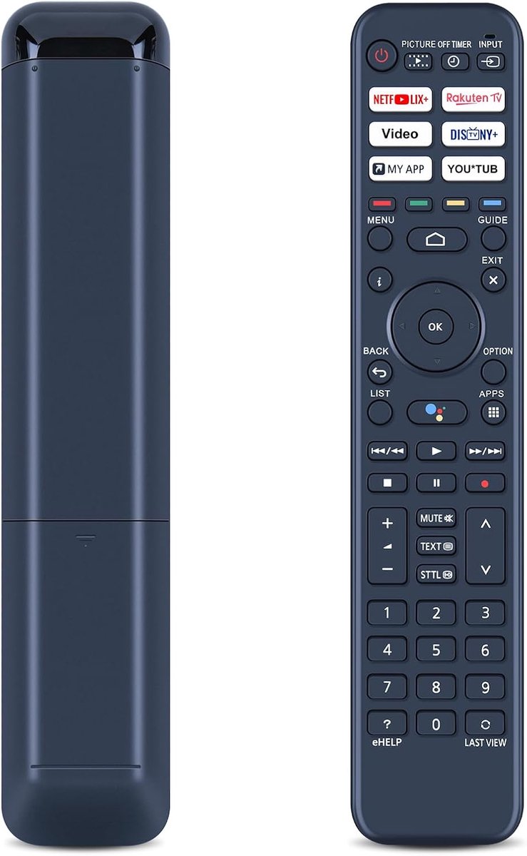 vervangende afstandsbediening voor Panasonic TV - compatibel - eenvoudig in gebruik - ShopVlot