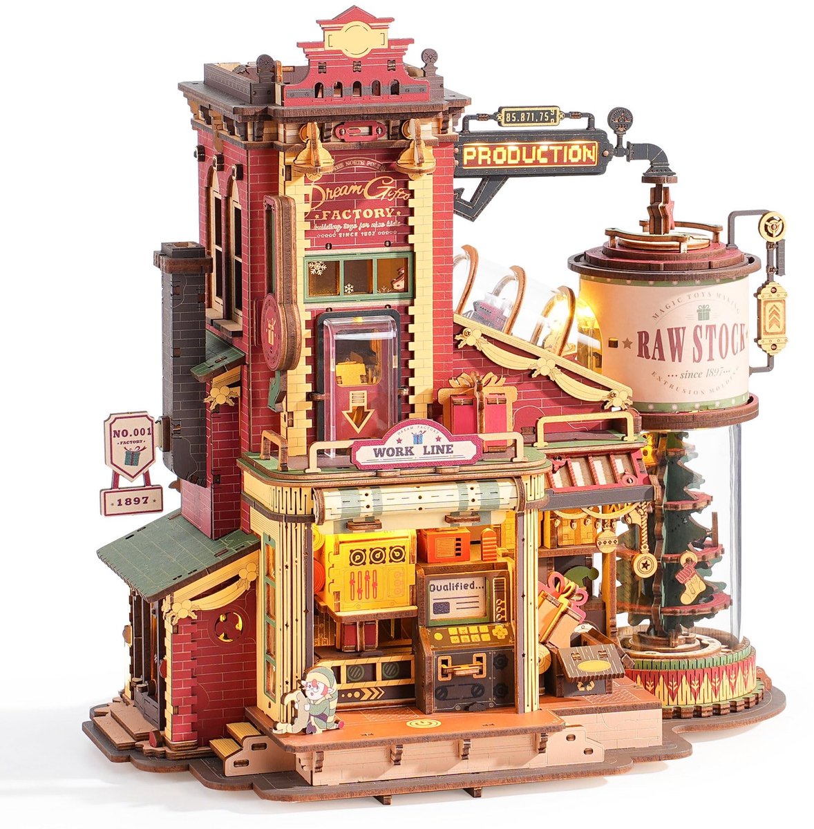 Solidchoice - 3D Houten Puzzel met Muziek en Licht voor Volwassenen