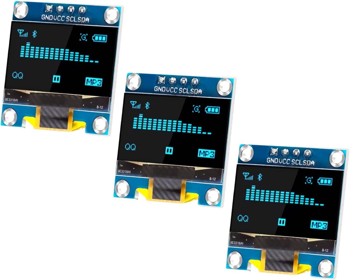 OLED-displaymodule 0,96 inch - I2C IIC 128 x 64 - zelfoplichtend - compatibel met Arduino en PI - ShopVlot