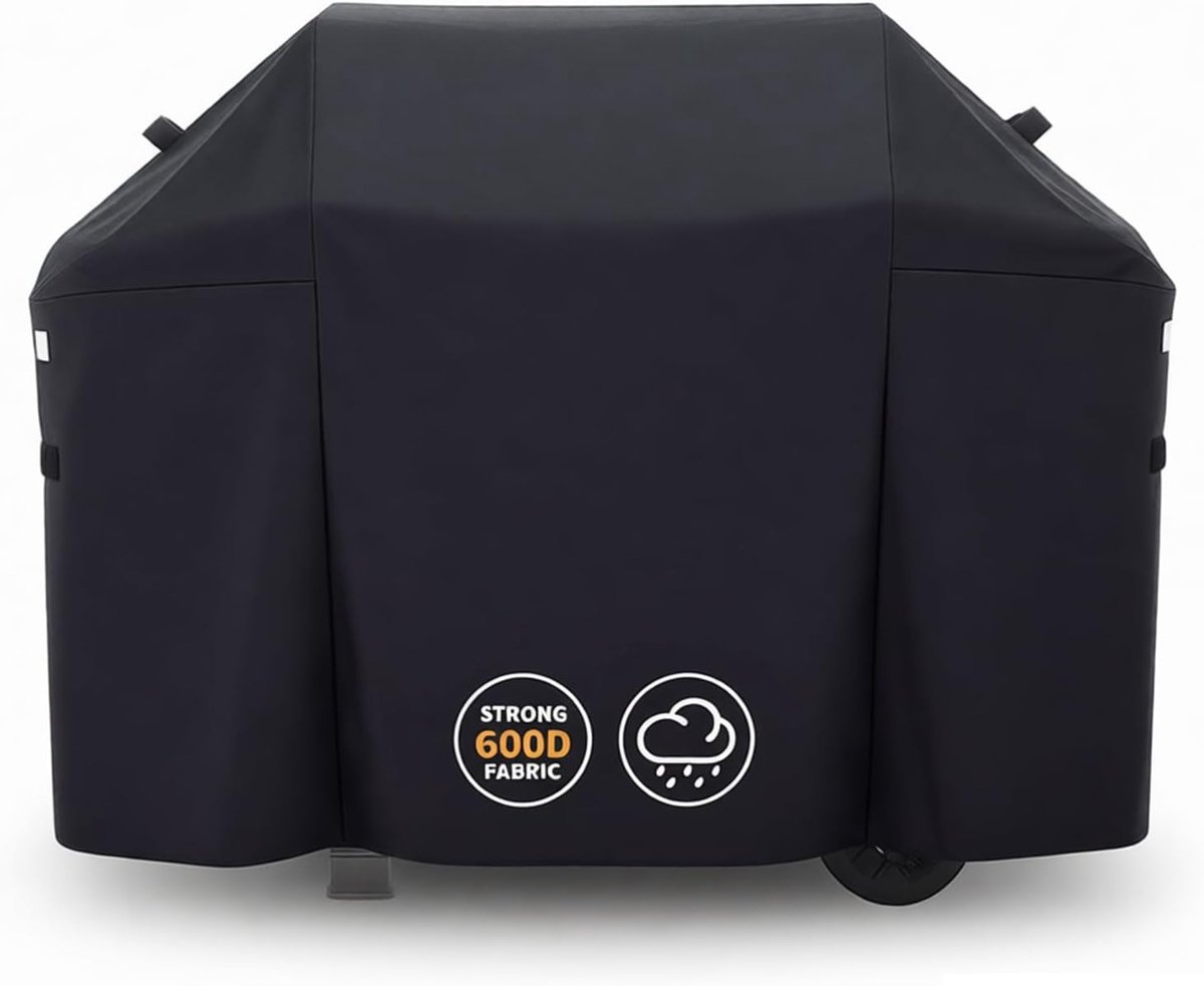 BBQ grillhoes 600D - waterafstotend - UV-bestendig - optimale bescherming voor Weber Spirit 300 - ShopVlot