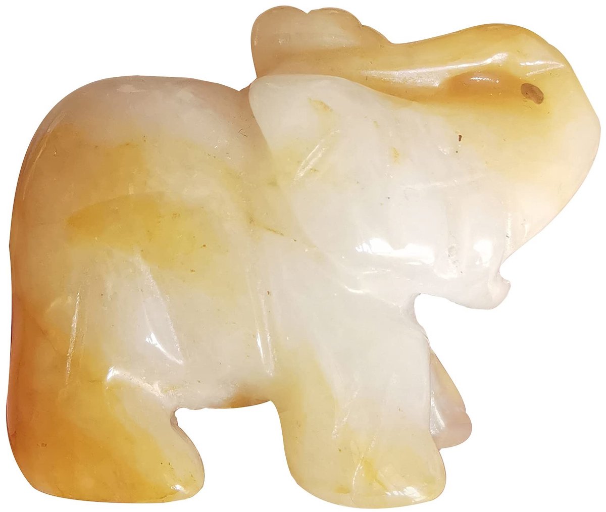 Solidchoice - Handgegraveerde Kristallen Olifant Standbeeld