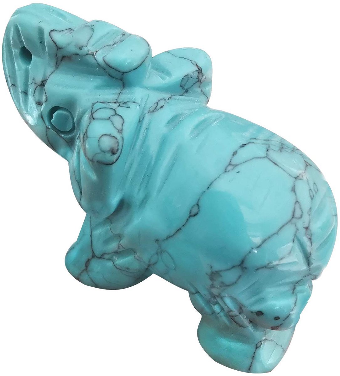 Solidchoice - Handgekapte Kristallen Olifant Beeldje