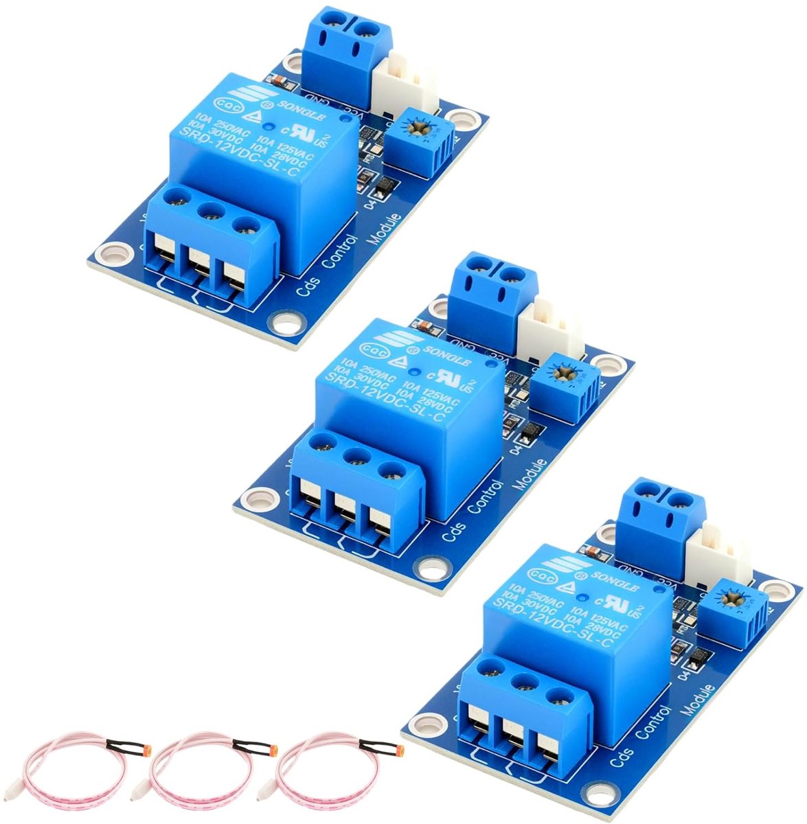 Fotoweerstandsensor Relay Module - Automatische lichtsensor - Instelbare gevoeligheid - Voor slimme lichtcircuits - ShopVlot