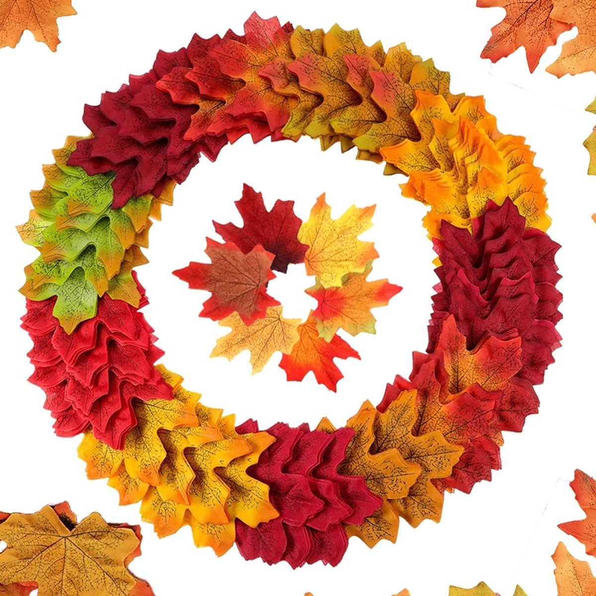 Solidchoice - 300 Stuks Kunstmatige Herfstblad Decoraties