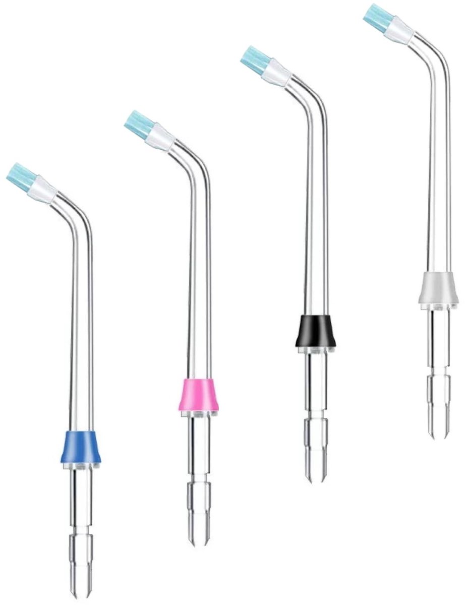 Solidchoice - 4 Stuks Vervangende Attachments voor Waterpik Waterflosser