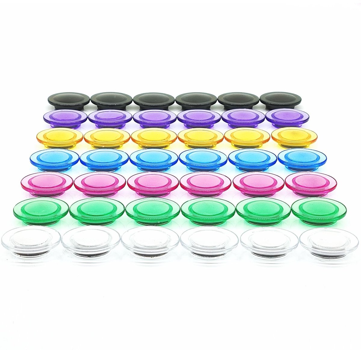 Solidchoice - Set van 42 Kleurige Magneten voor Koelkast