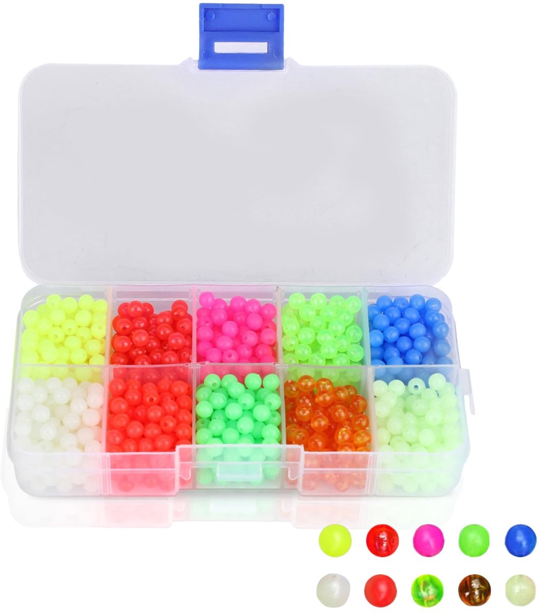 Solidchoice - Set van 1000 Plastic Glow Fishing Tackle Accessories