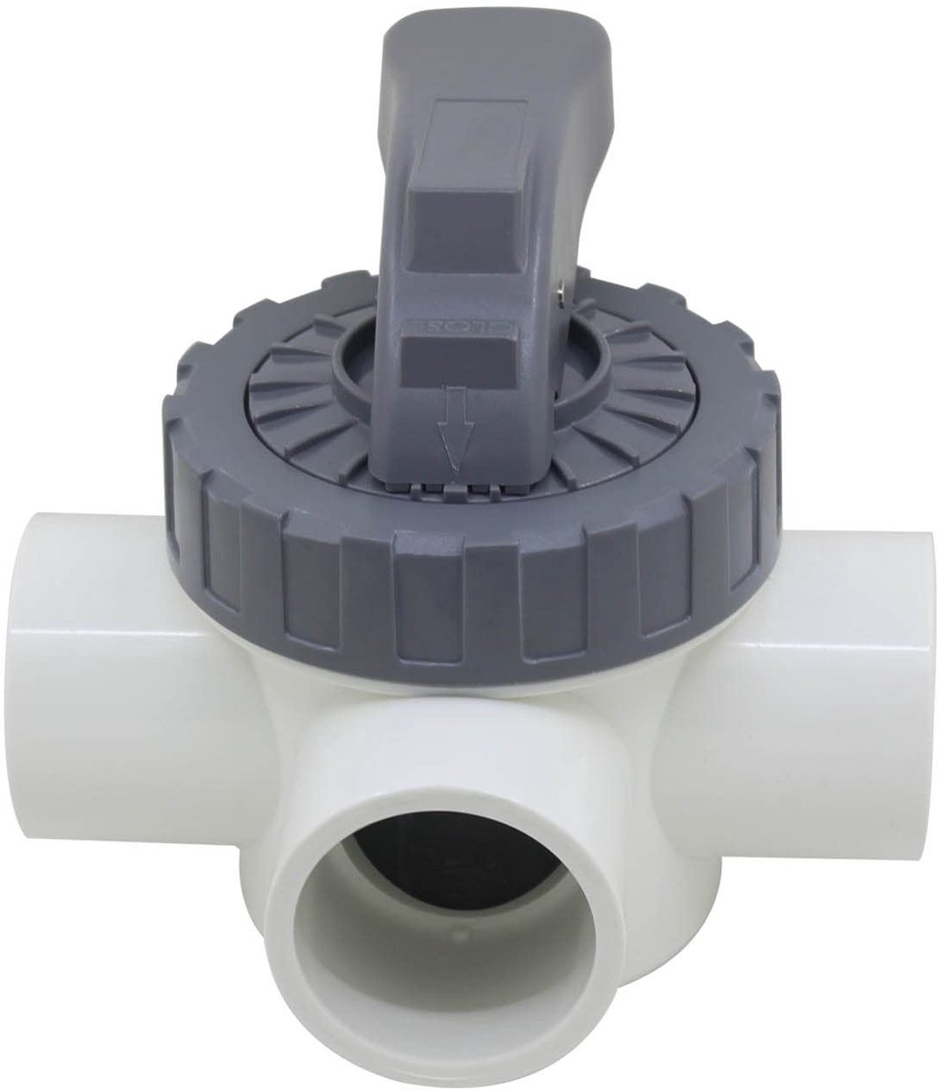 Solidchoice - 3-Weg Ventiel voor Zwembaden van PVC