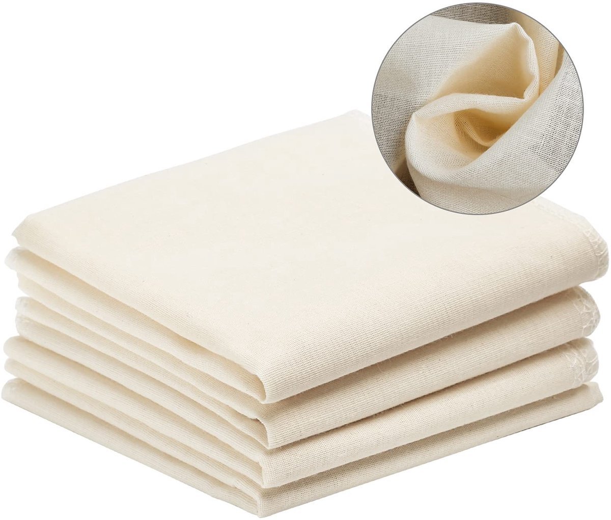 Solidchoice - Set van 4 Katoenen Voedselfilterdoeken voor Keuken