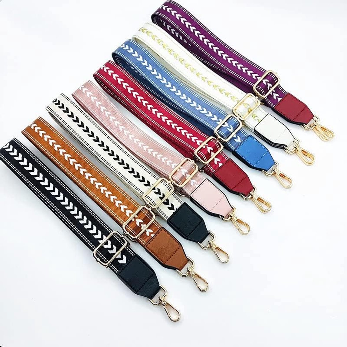 Schouderband 3.8 cm Breed - Verstelbare Handtasband - Katoen met Metaal - Ideaal voor Vervanging - ShopVlot