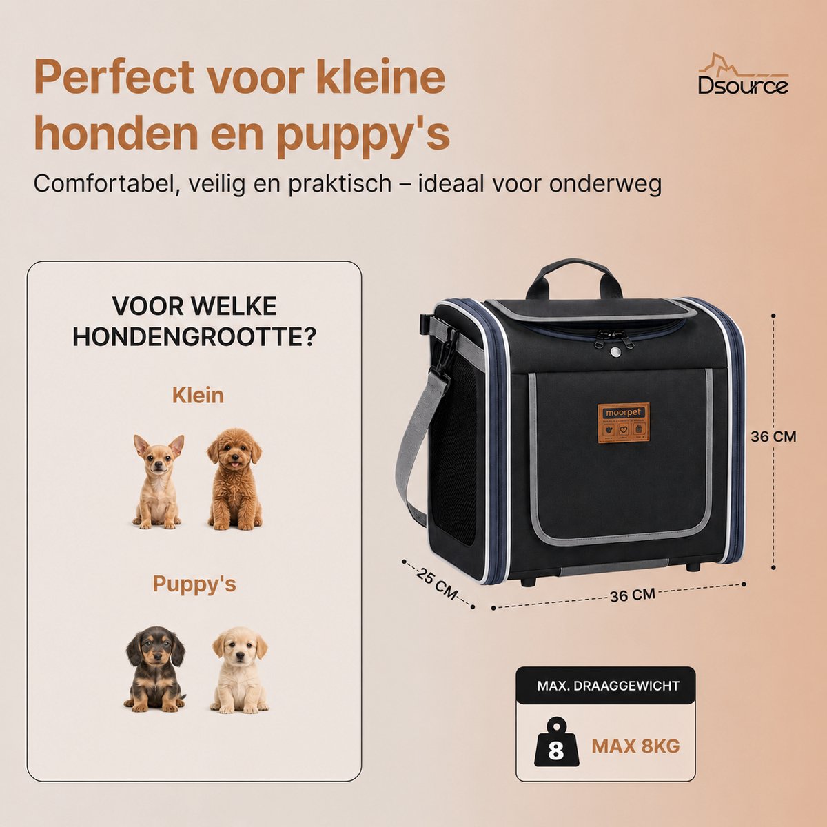 Dsource Dsource 32L Hondenfietsmand - afbeelding 5