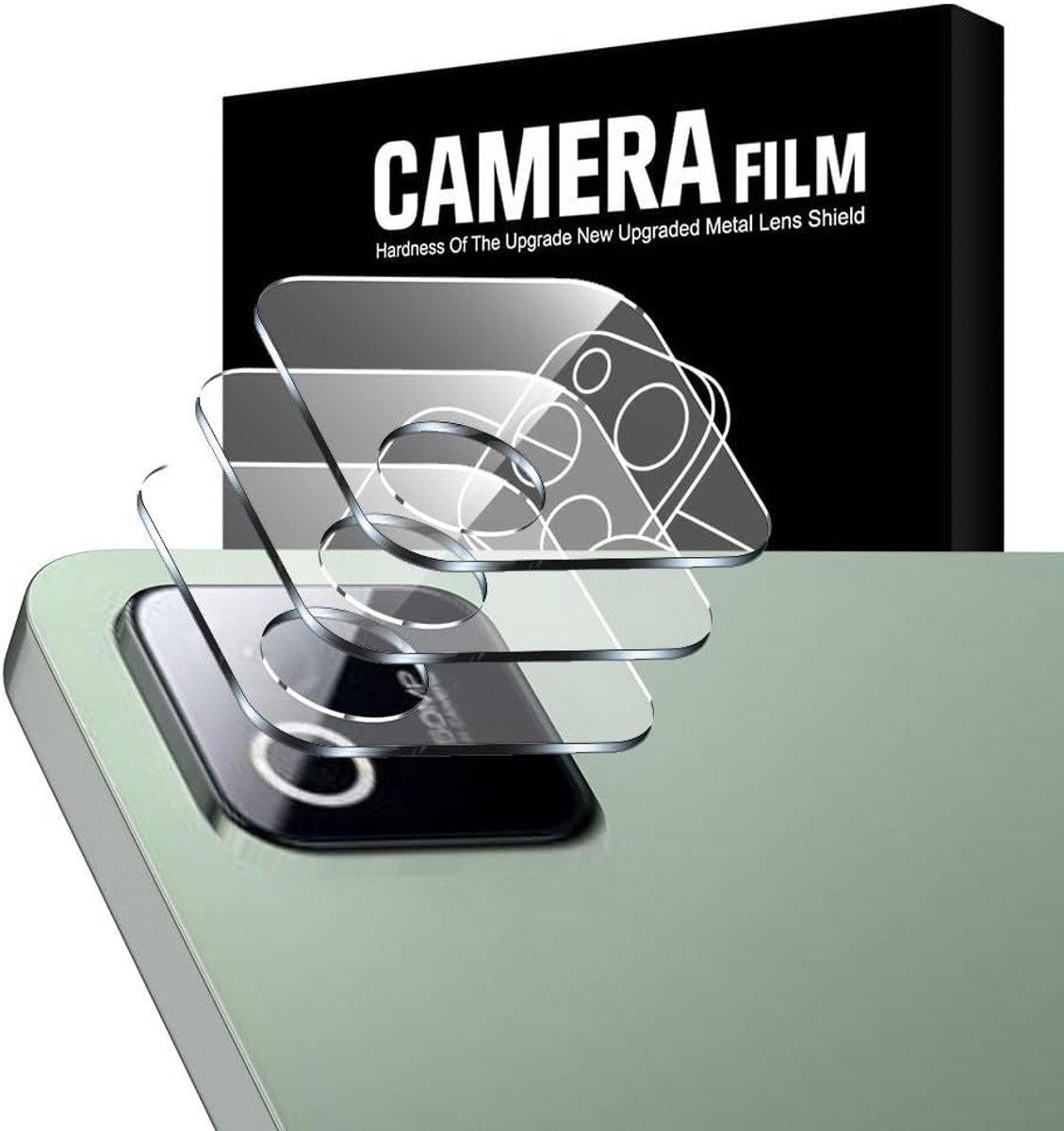 Camera lens beschermer voor Xiaomi Pad 8 Pro & Pad 8 11.2" - gehard glas - volledige dekking - ShopVlot