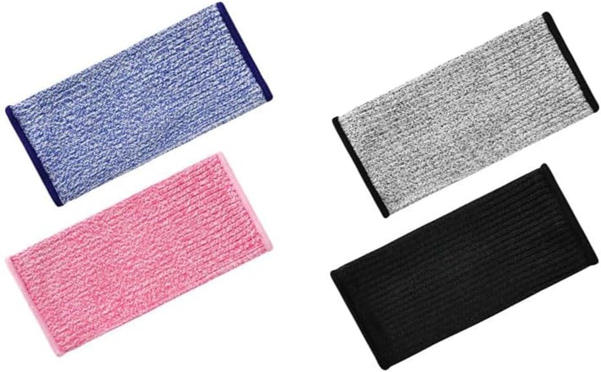 Set van 4 Snijbestendige Mouwen, Niveau 5, Voorarm Bescherming, 21 cm, Korte Arm Bescherming voor Keuken, Tuinieren en Handwerken, Veiligheid en Comfort bij Snijden