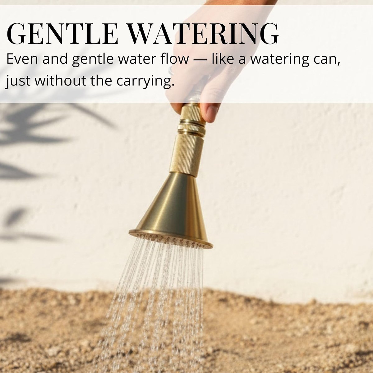 Tuinsproeier - 1/2 Inch - Messing en Aluminium - Voor zachte irrigatie van planten - ShopVlot