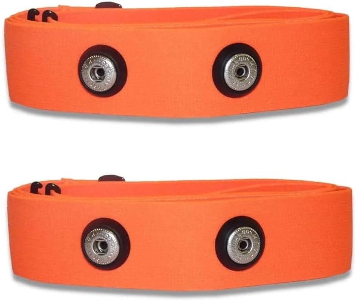 Verstelbare elastische vervangband voor borstband - 2-pack oranje - comfortabel en wasbaar - ShopVlot
