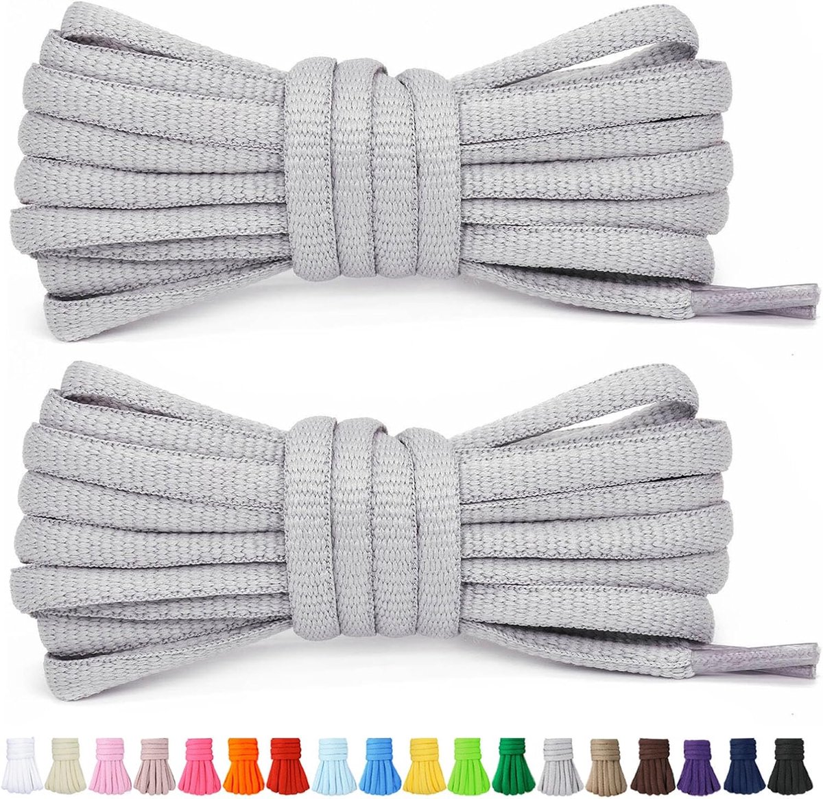 Schoenveters 60cm-200cm - Rond - 18 Kleuren - Perfect voor sportschoenen - ShopVlot