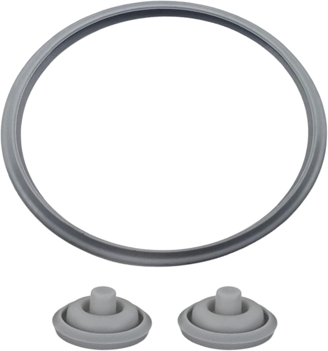 Reserveonderdelen set voor snelkookpan 22 cm - 2 siliconen afdichtringen en accessoires voor diverse modellen, duurzaam en gebruiksvriendelijk