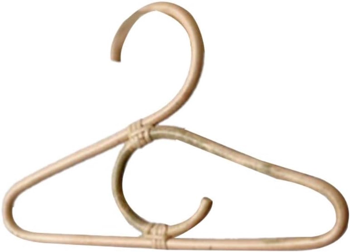 Kledinghanger Rattan - Chrome Plating - Antislip - Ruimtebesparend - ShopVlot