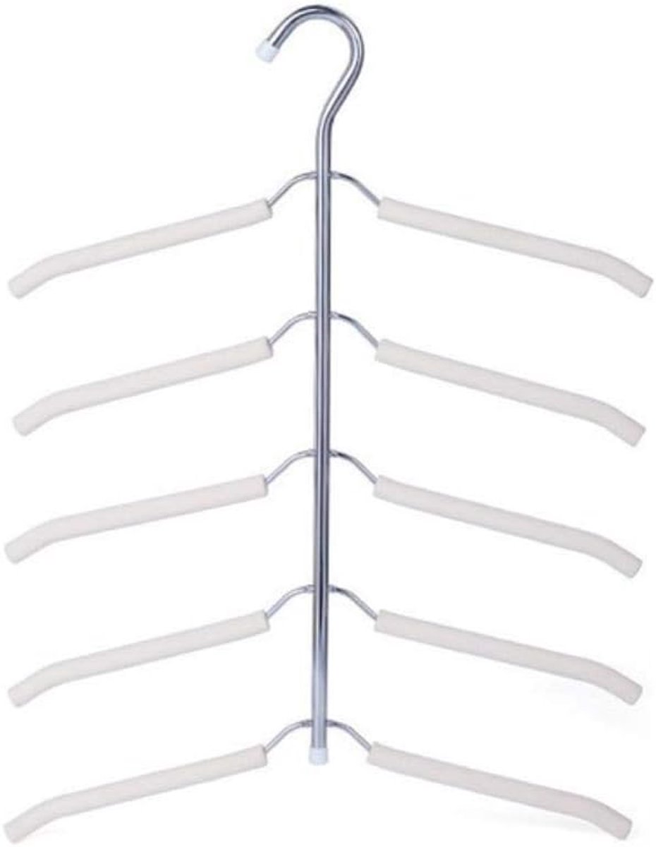 Kledinghanger Multilaags - RVS - A4-apricot - Ruimtebesparend - ShopVlot